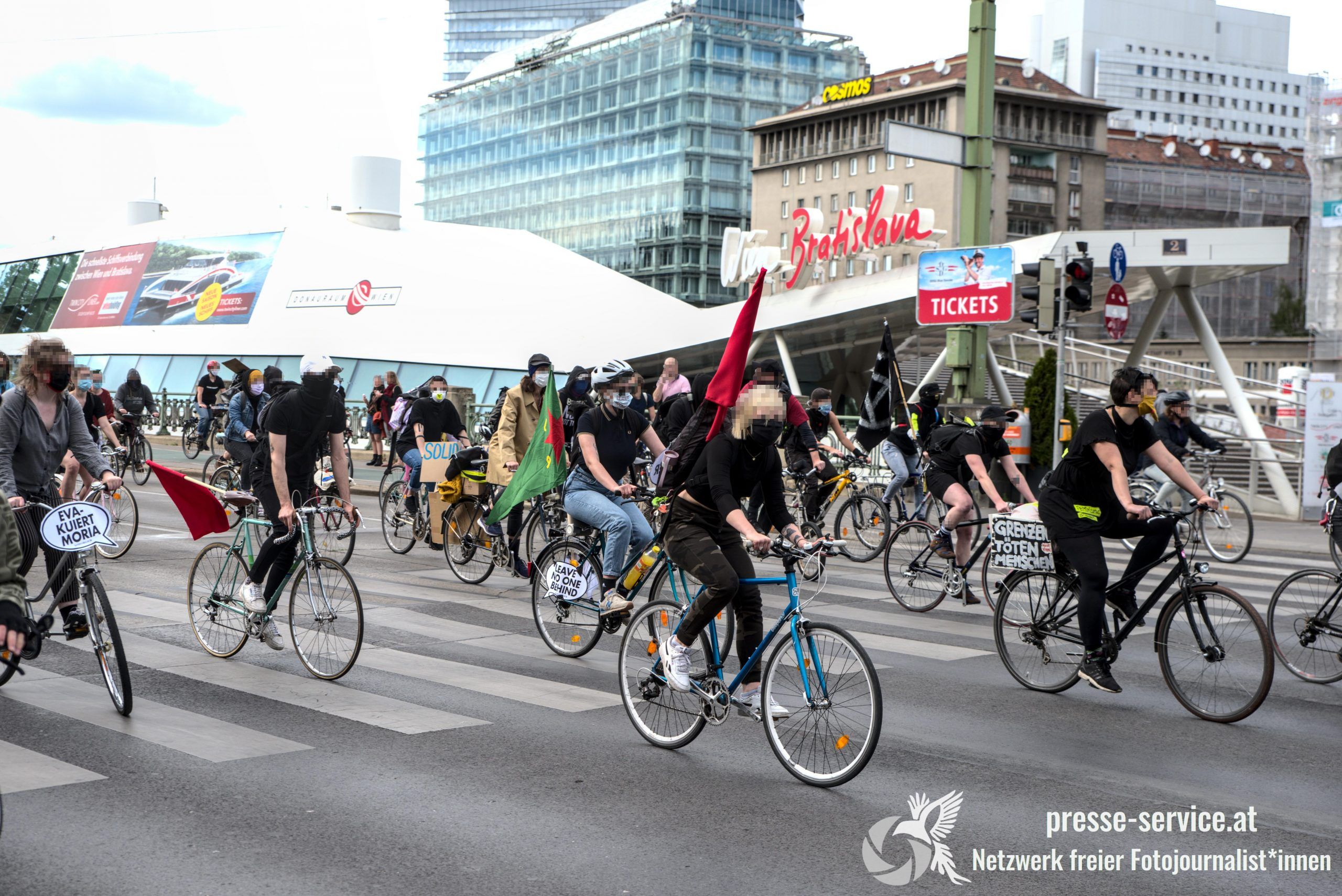 Wien 1. Mai FahrradDemonstration (01.05.2020