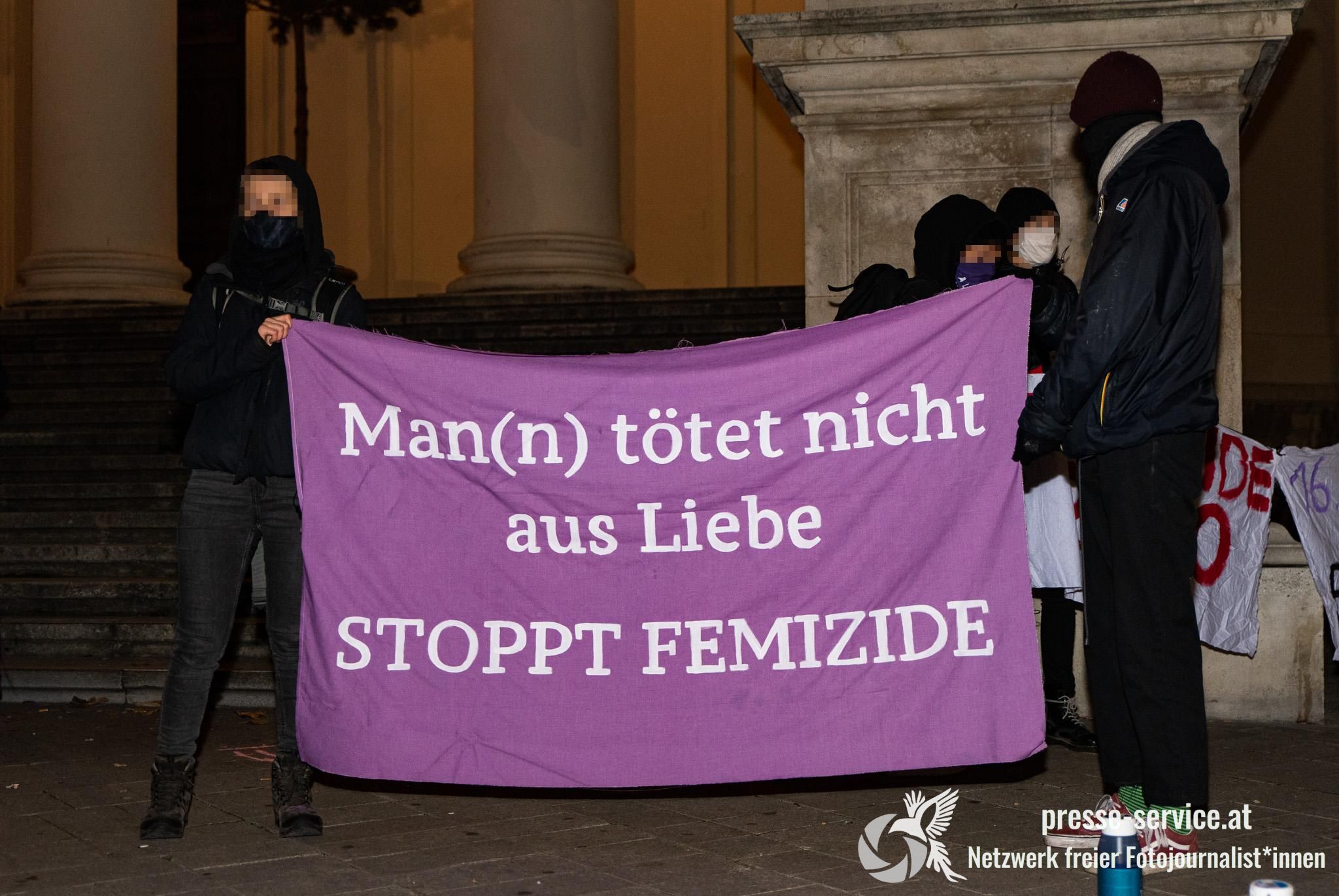 Wien: Demonstration Gegen Femizide Und Männergewalt (13.11.2020 ...