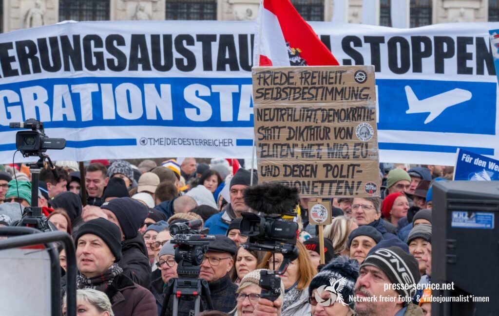 Wien: Rechtsextreme Kundgebung von „Fairdenken“ (30.11.2024)